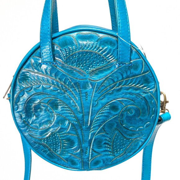 ALEXIS DAVID Made in Mexico Handmade Leather Shoulder Bag - NWT - Picture 1 of 14